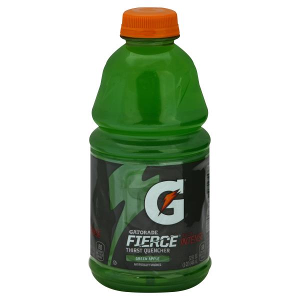 Green apple sports beverage